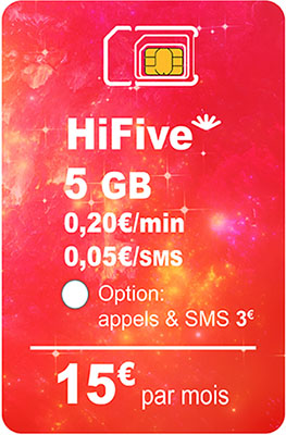 HiFive carte sim