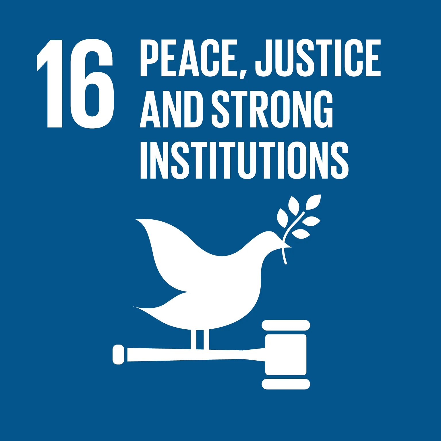 SDG 16. Peace, justice and strong institutions
