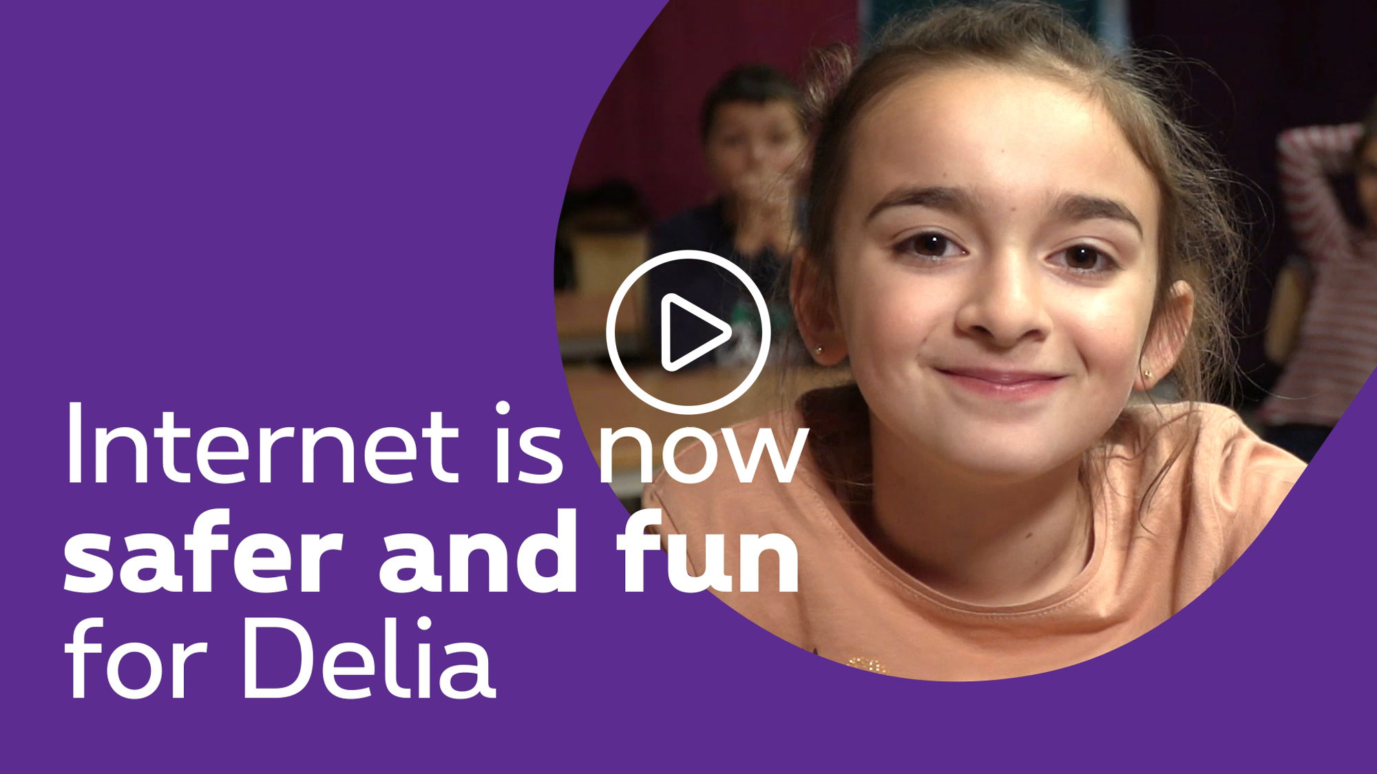 Internet is now safe and fun for Delia - click to discover the video