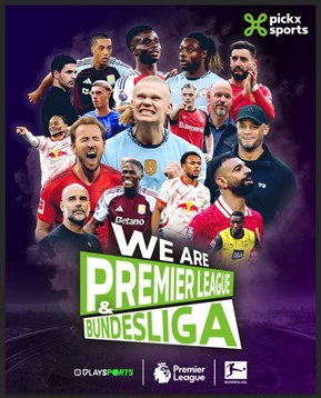 mood image from Pickx Sports for their collab with Premier League and Bundesliga