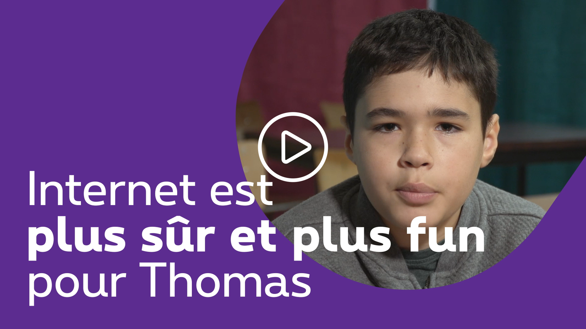 Internet est maintenant plus sûr et plus fun pour Thomas - clique pour découvrir la video