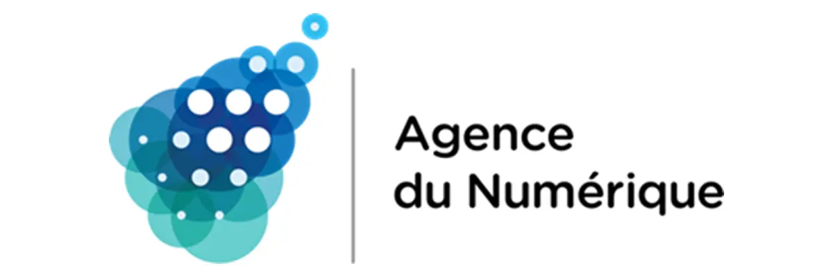 Le logo de l'Agence du Numérique, le centre d'expertise numérique wallon