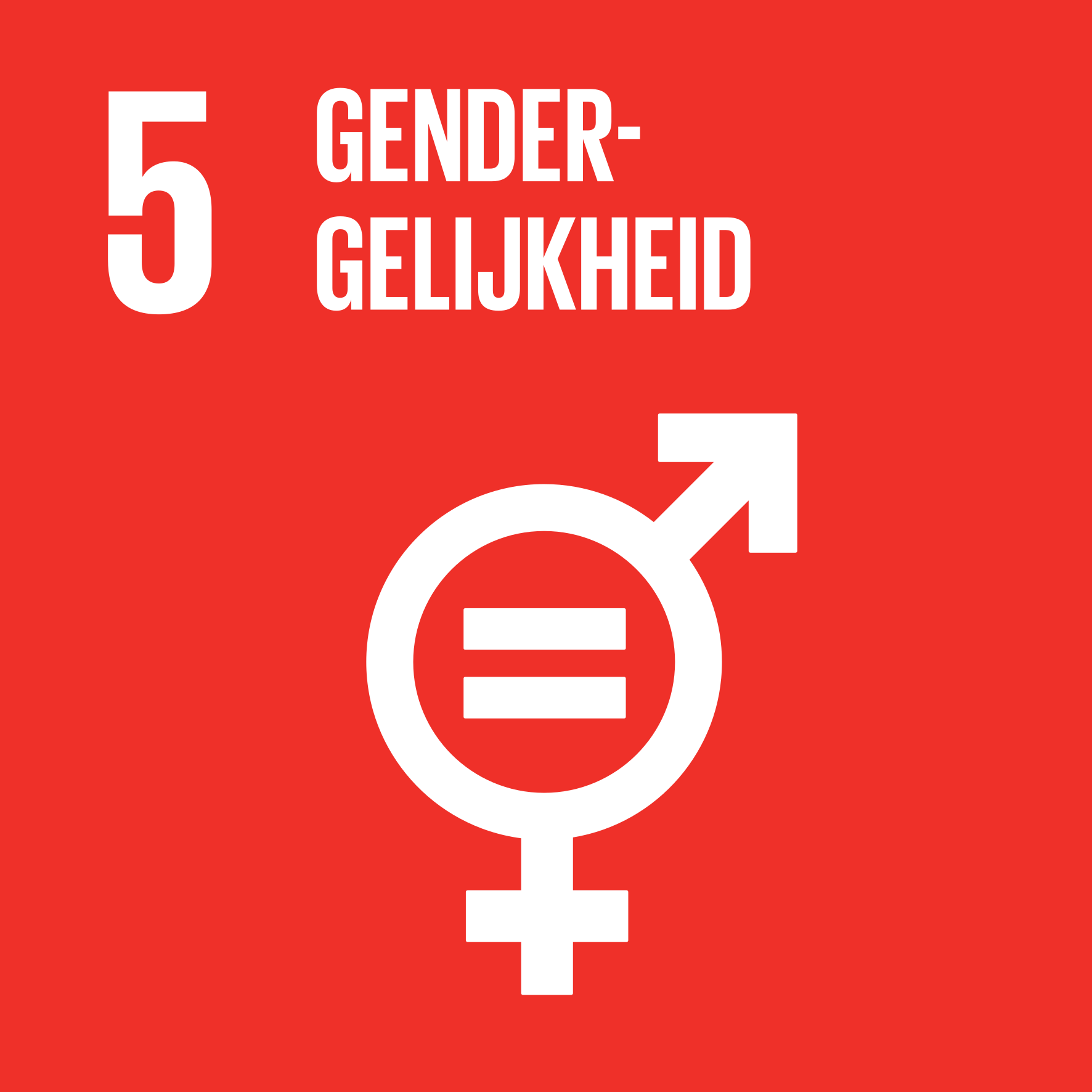 SDG 5. Gender gelijkheid